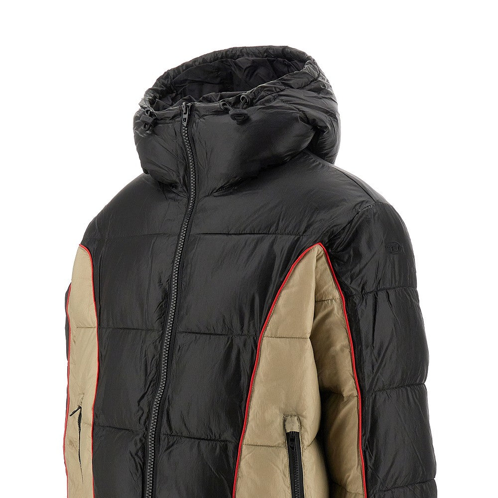 Shiny ripstop padded jacket