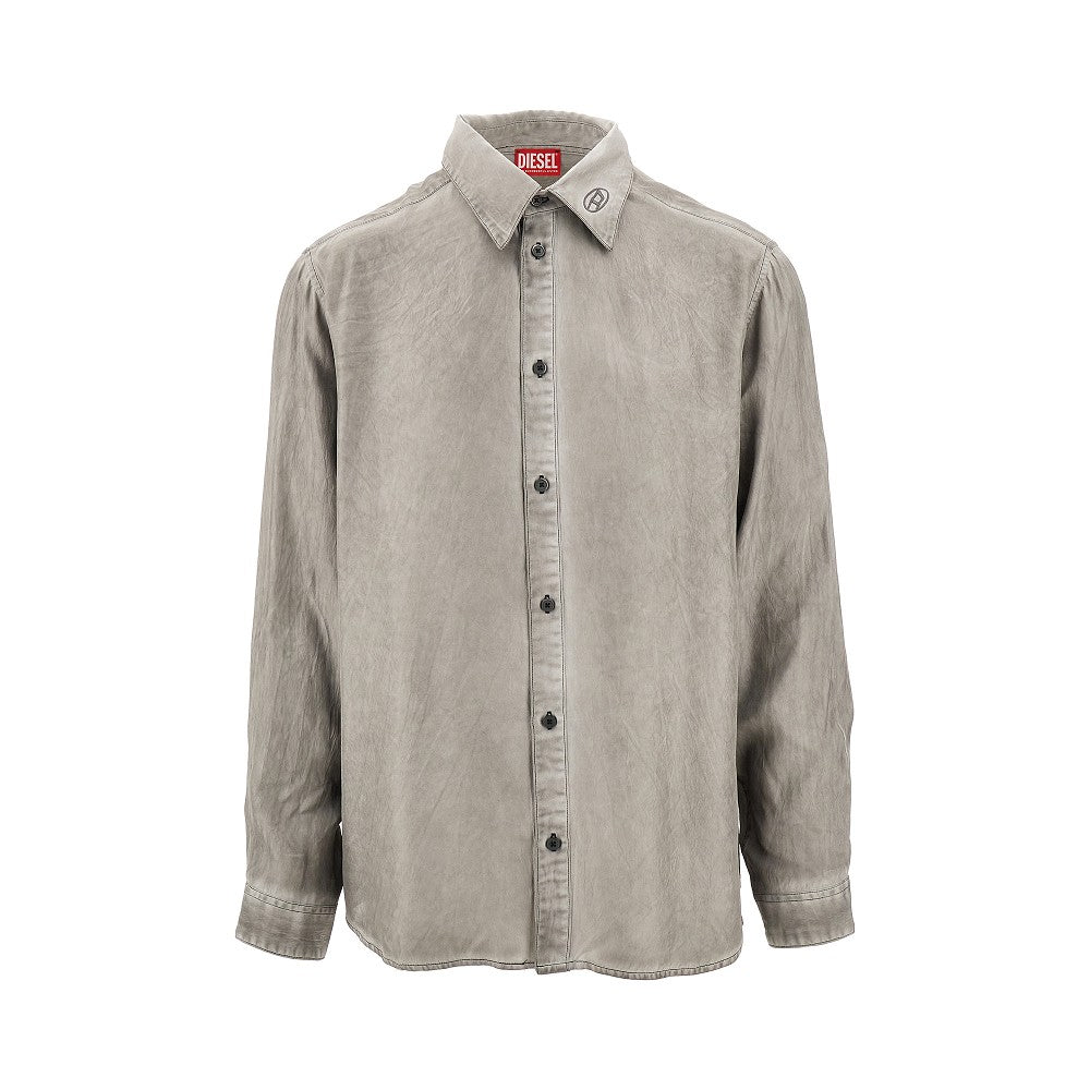 Camicia 'Leon' con effetto stropicciato