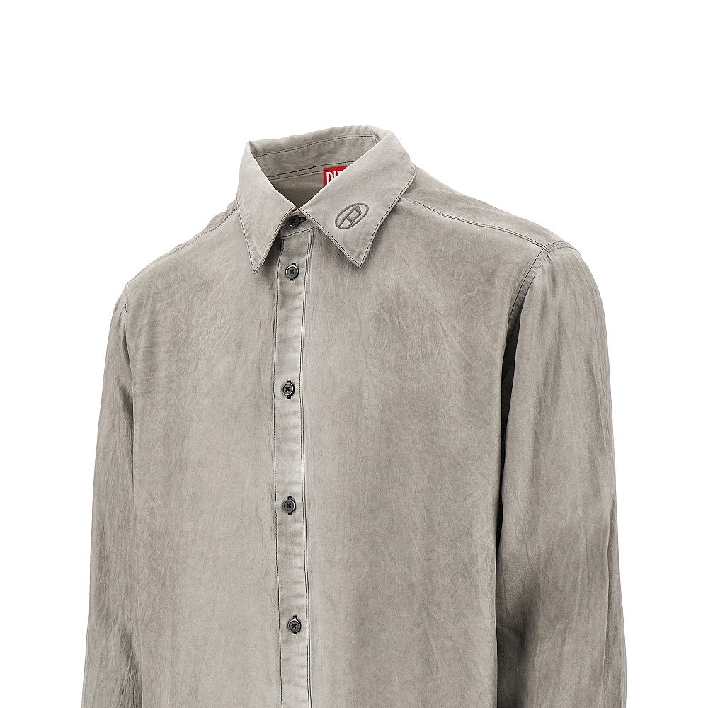 Camicia 'Leon' con effetto stropicciato