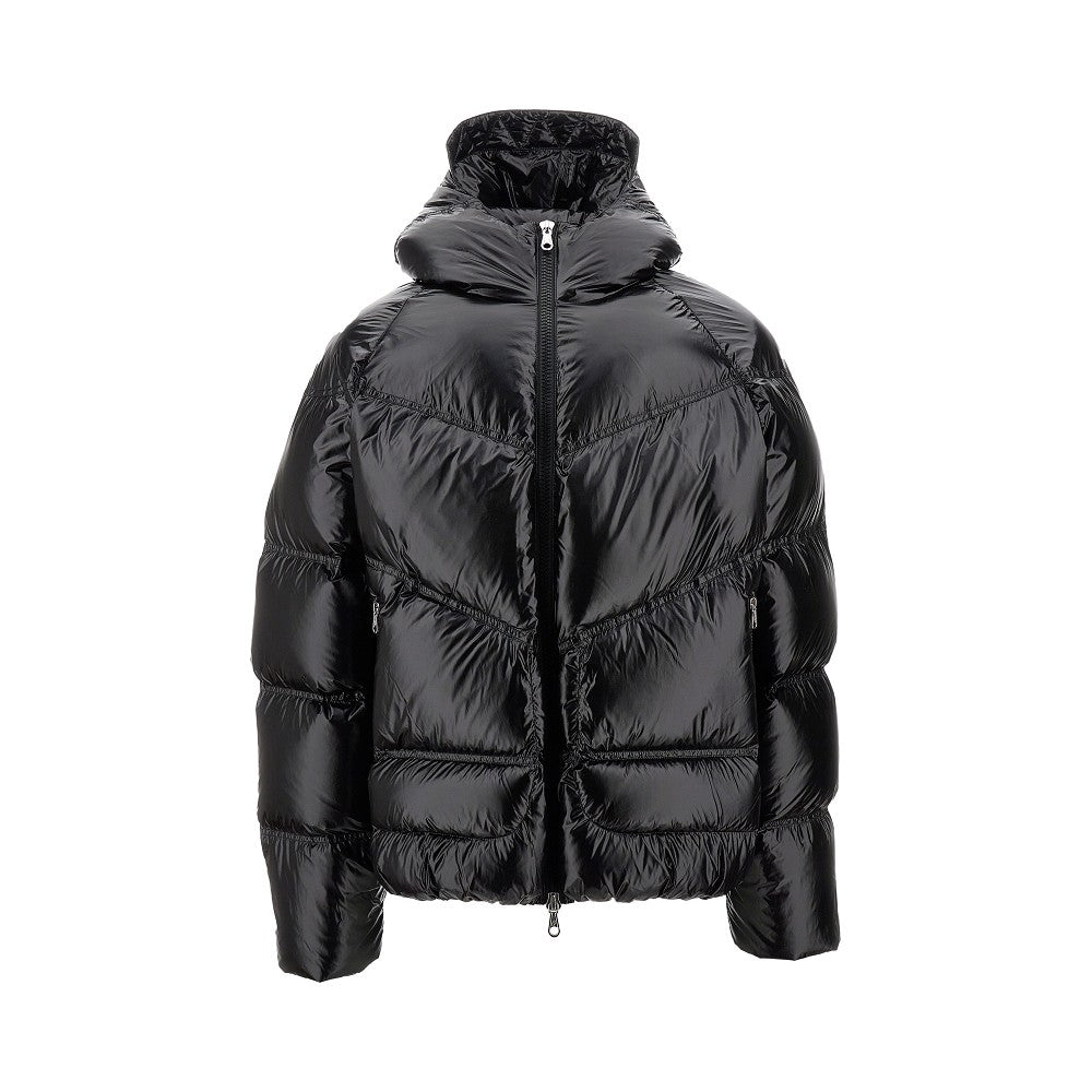 Piumino in nylon lucido