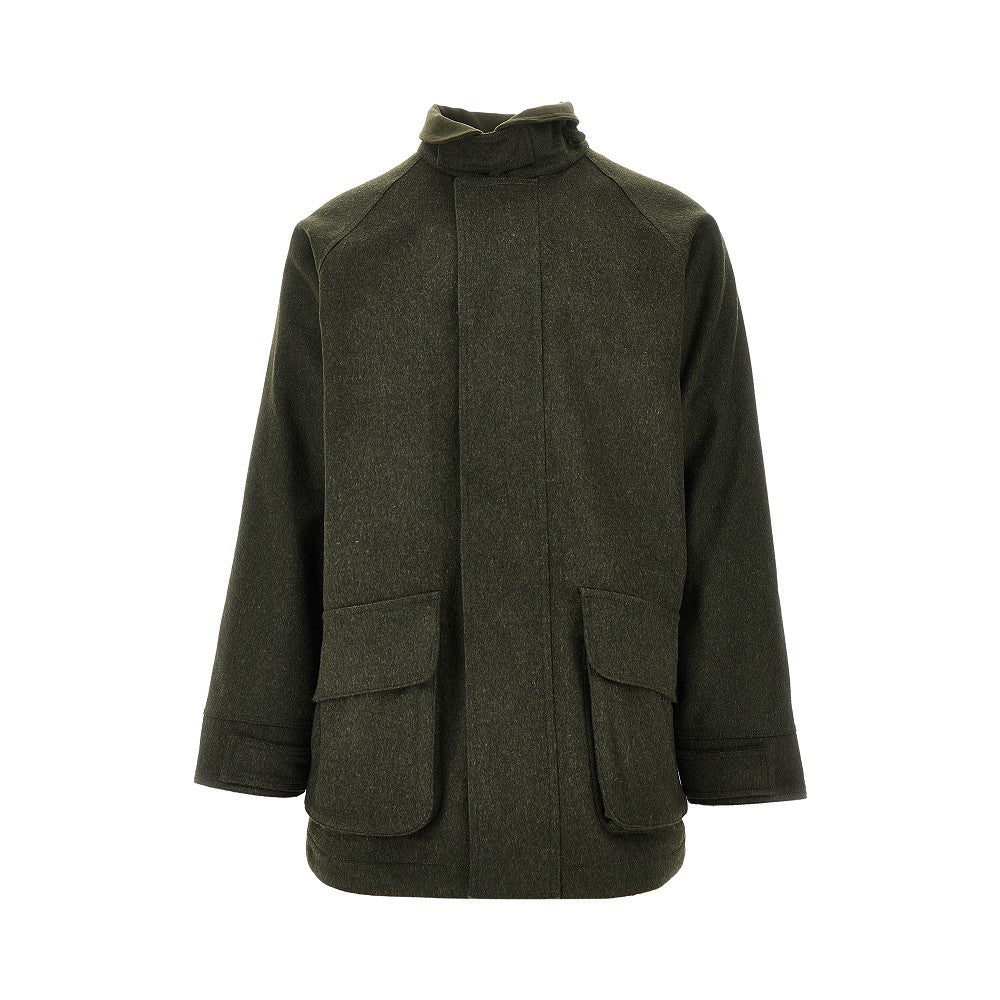 'Schafer' wool and alpaca peacoat