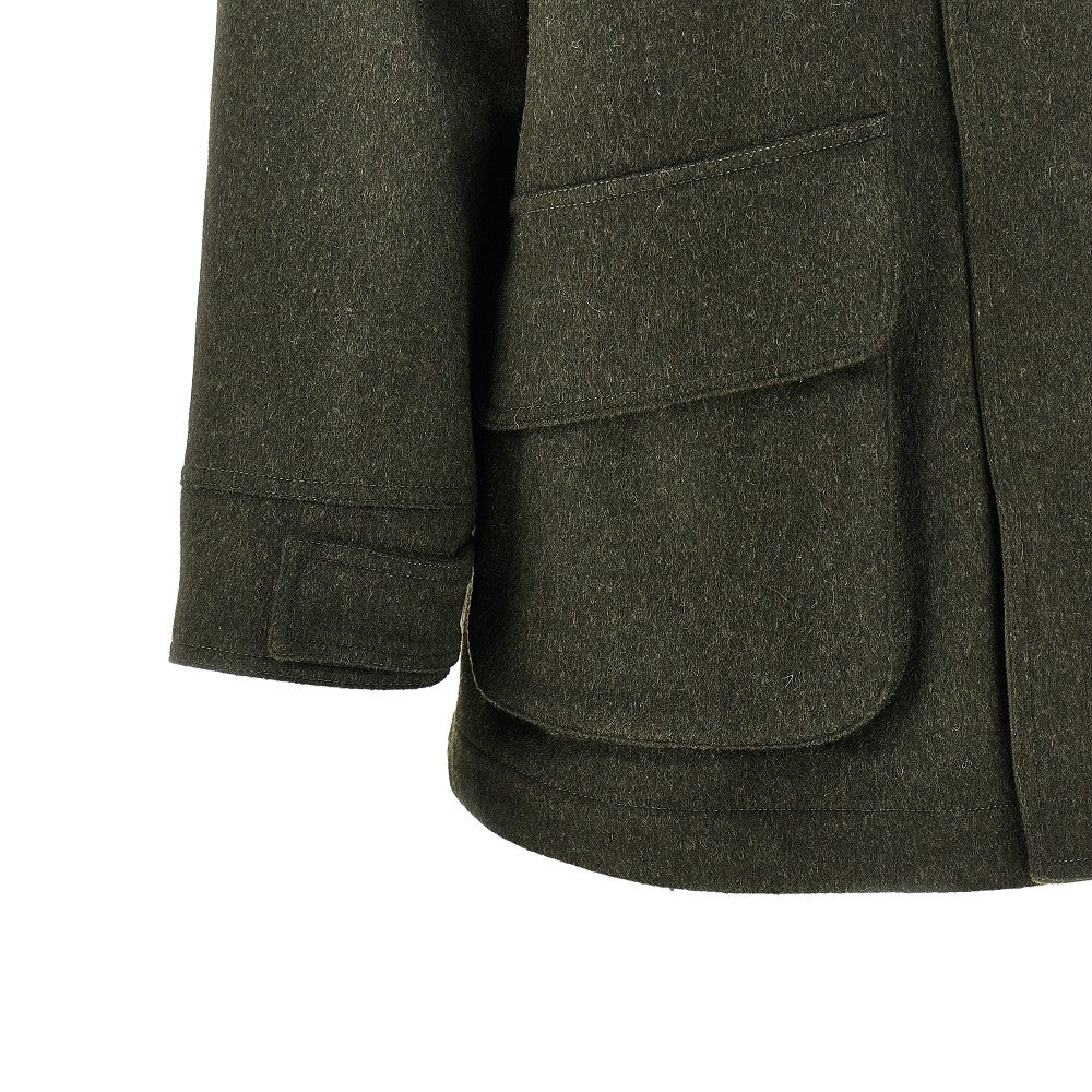 'Schafer' wool and alpaca peacoat
