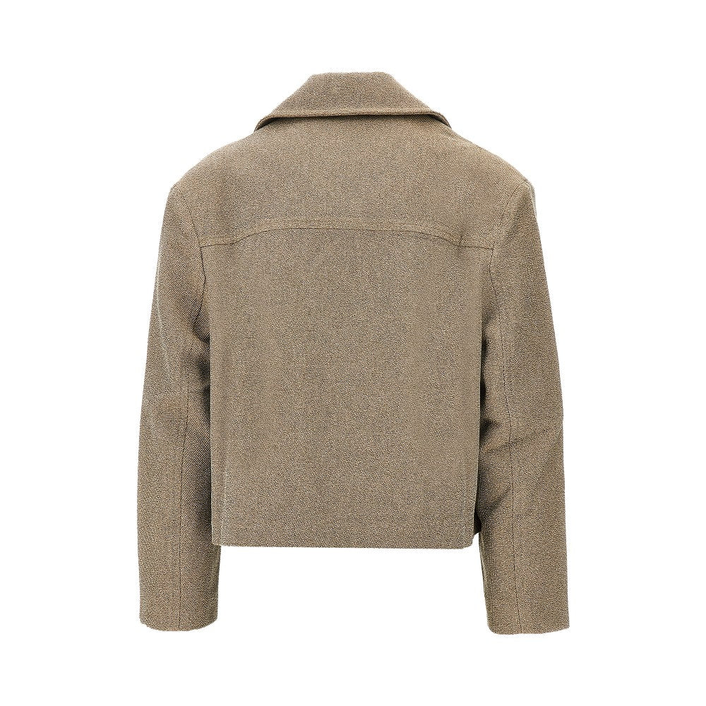 'Carre' gabardine peacoat