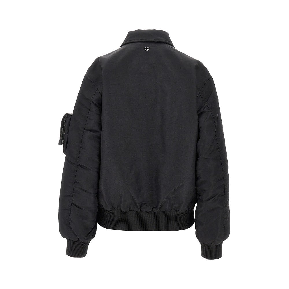 Recycled nylon bomber jacket