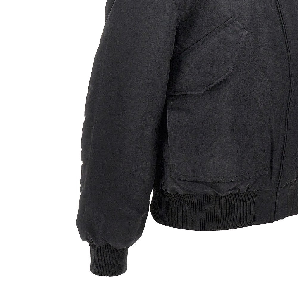 Recycled nylon bomber jacket