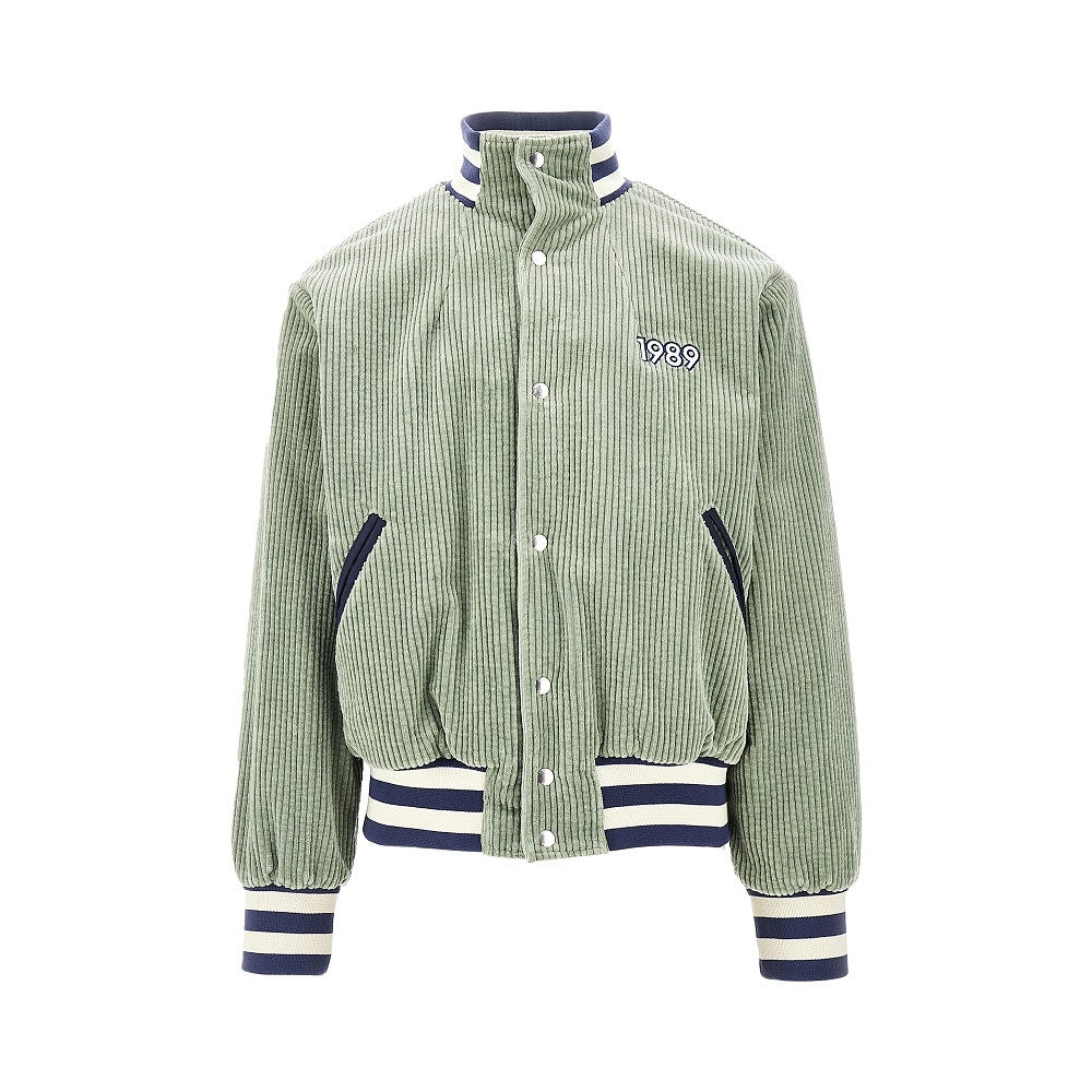 Ribbed chenille 'Saturday Night' downjacket