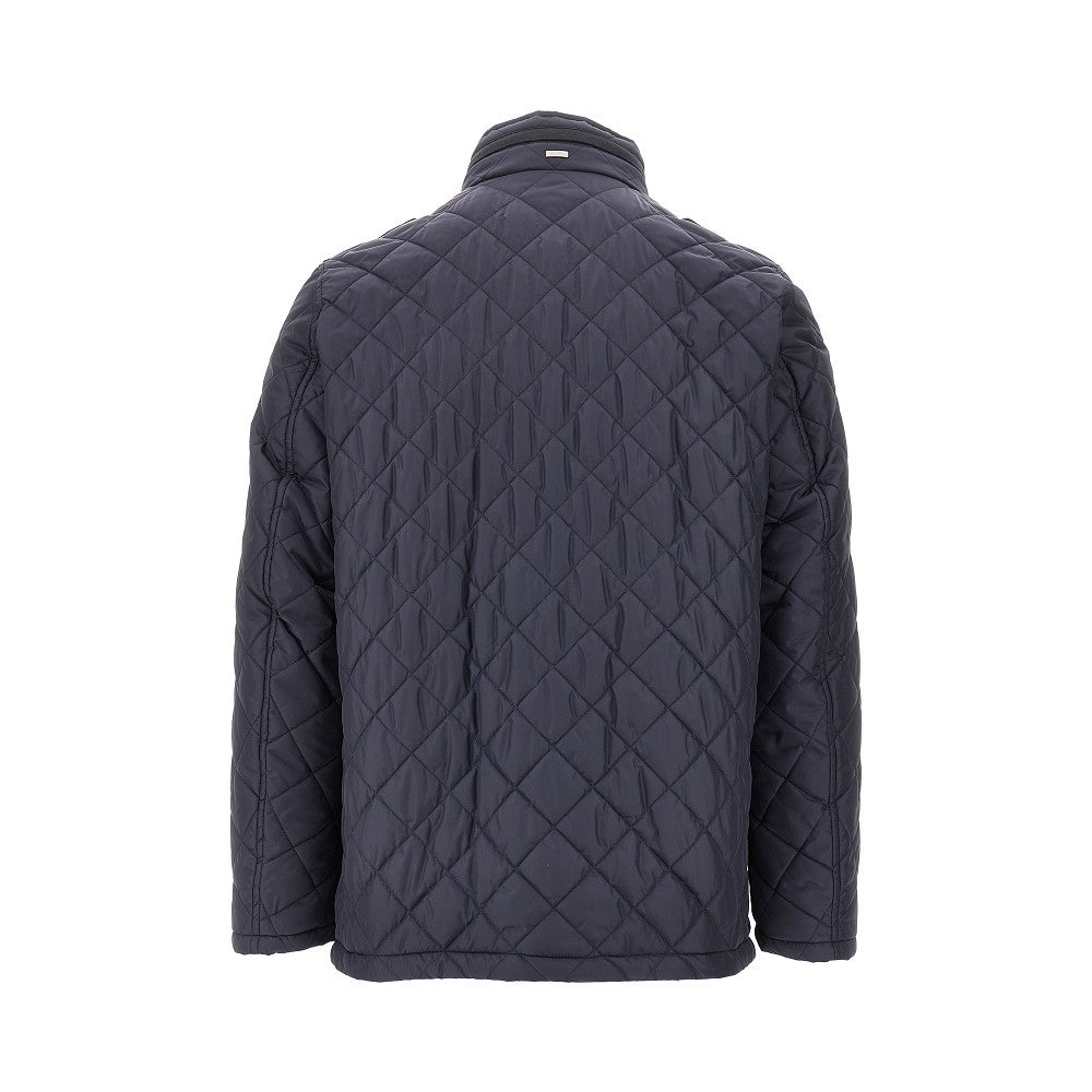 Quilted nylon field jacket
