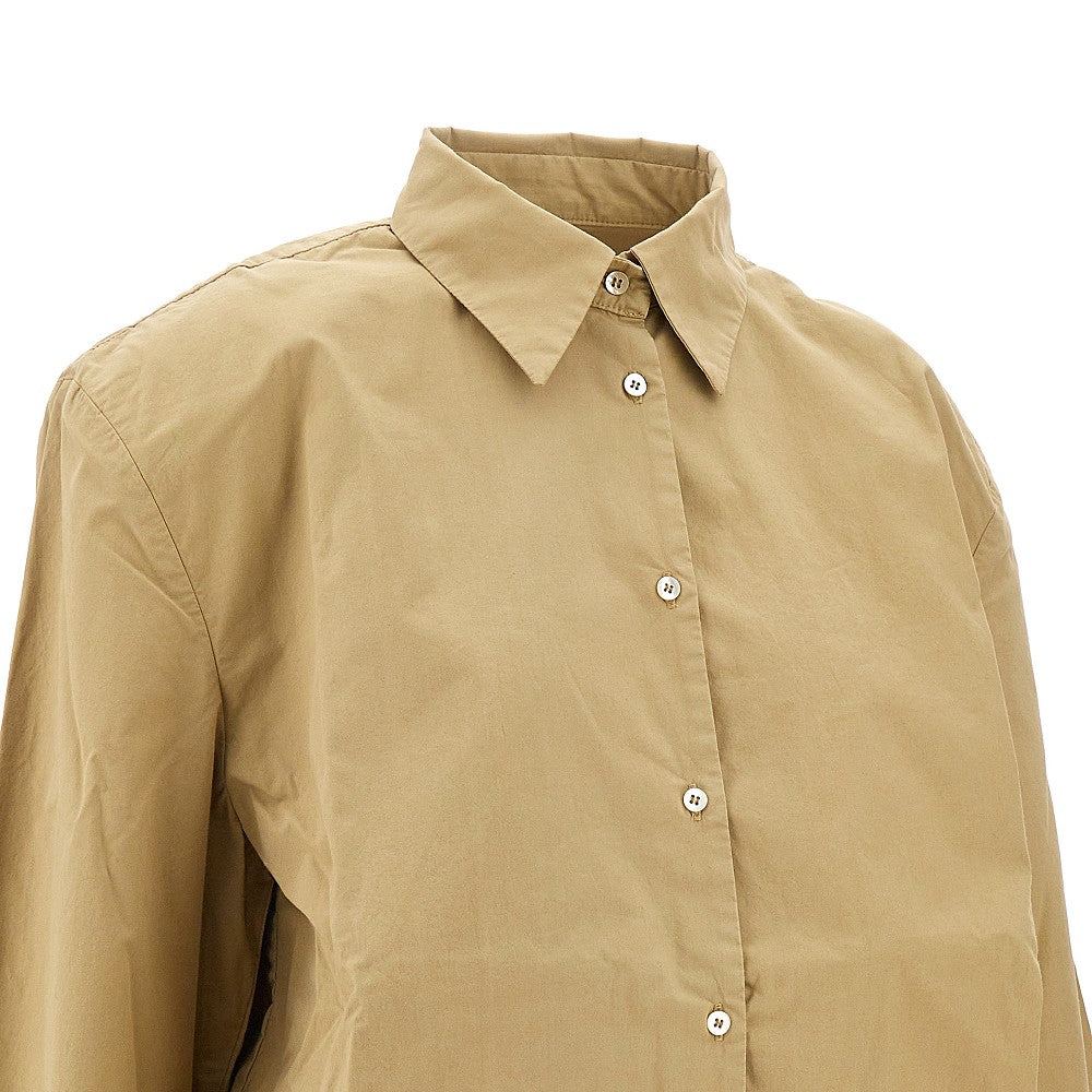 Mini abito camicia in popeline