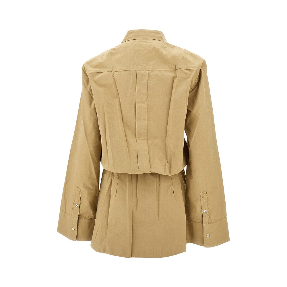 Mini abito camicia in popeline