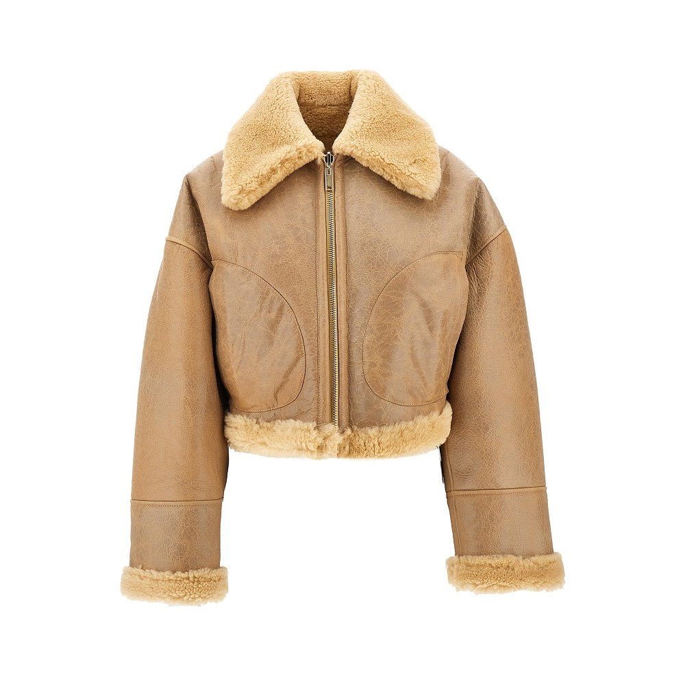 Giacca Aviator corta reversibile