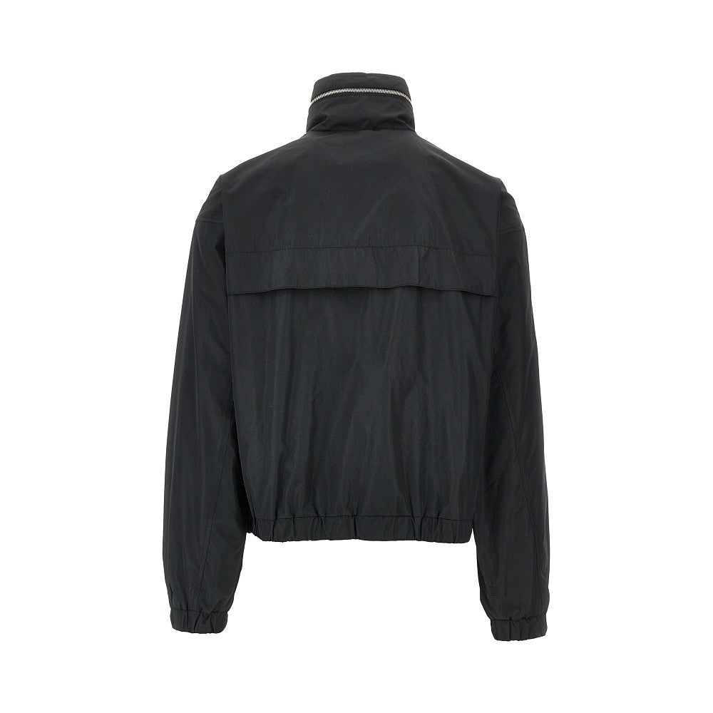 Technical fabric blouson jacket