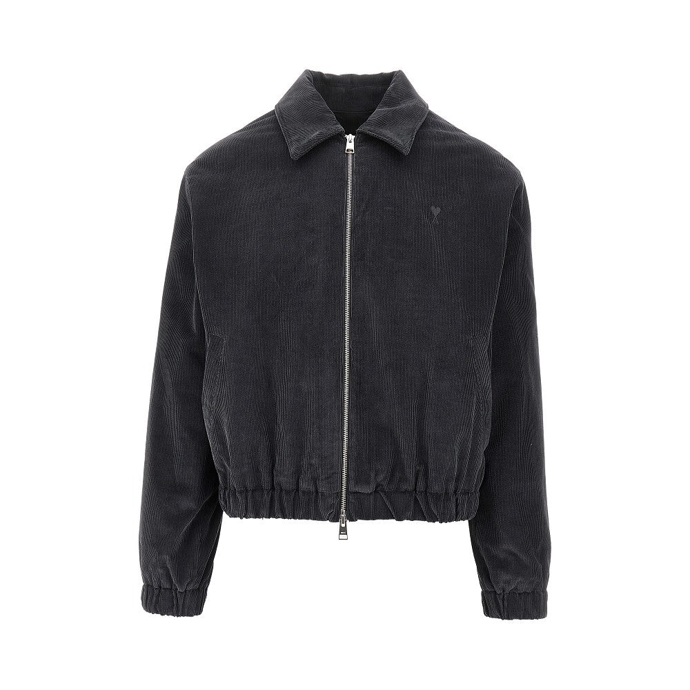'Ami de Coeur' corduroy padded jacket