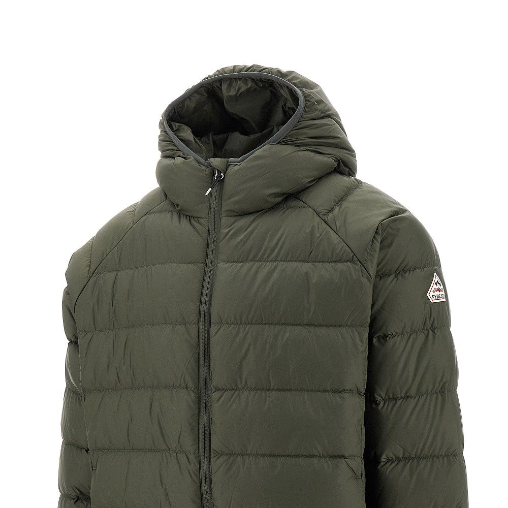 'Arial' hooded down jacket