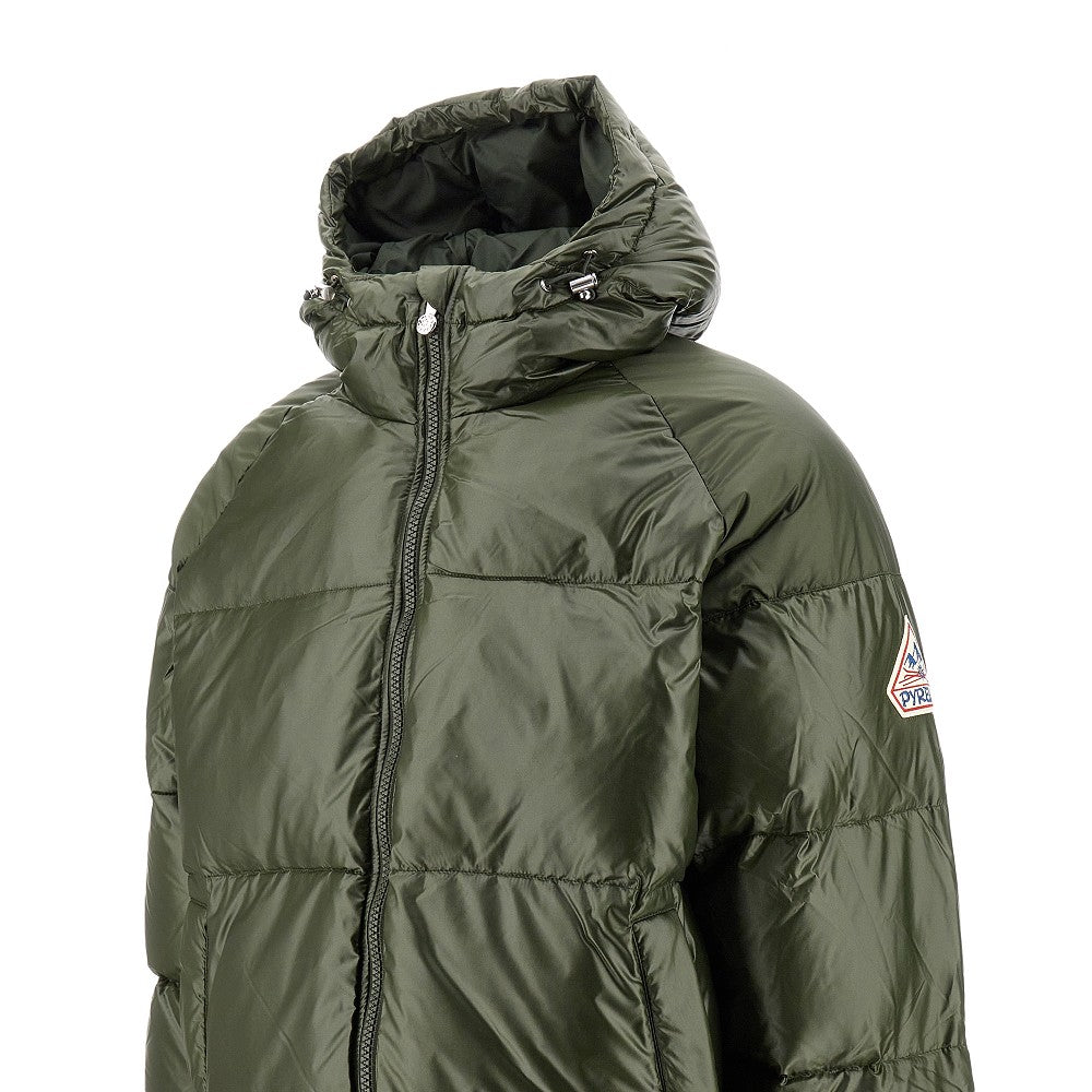 Shiny nylon 'Sten' down jacket