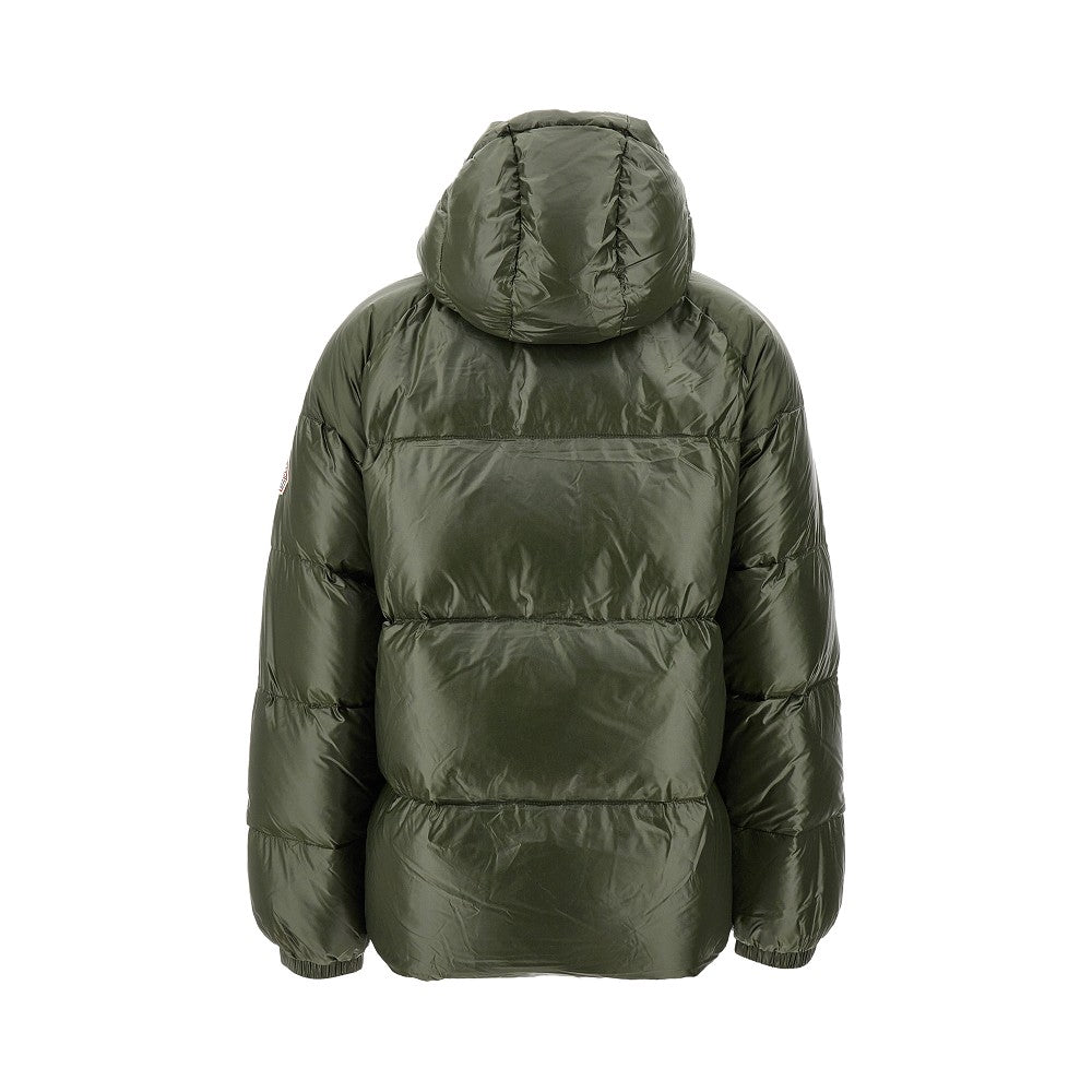 Shiny nylon 'Sten' down jacket