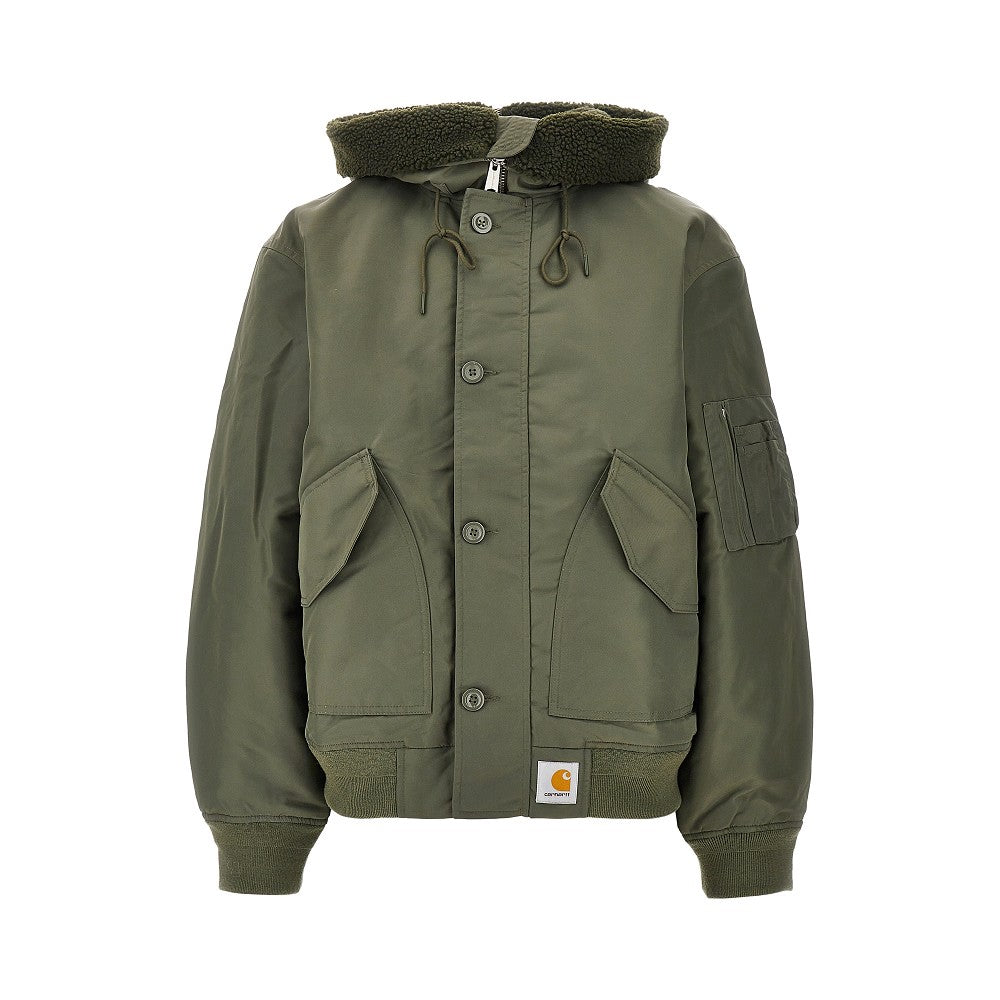'Oltera' padded nylon bomber jacket