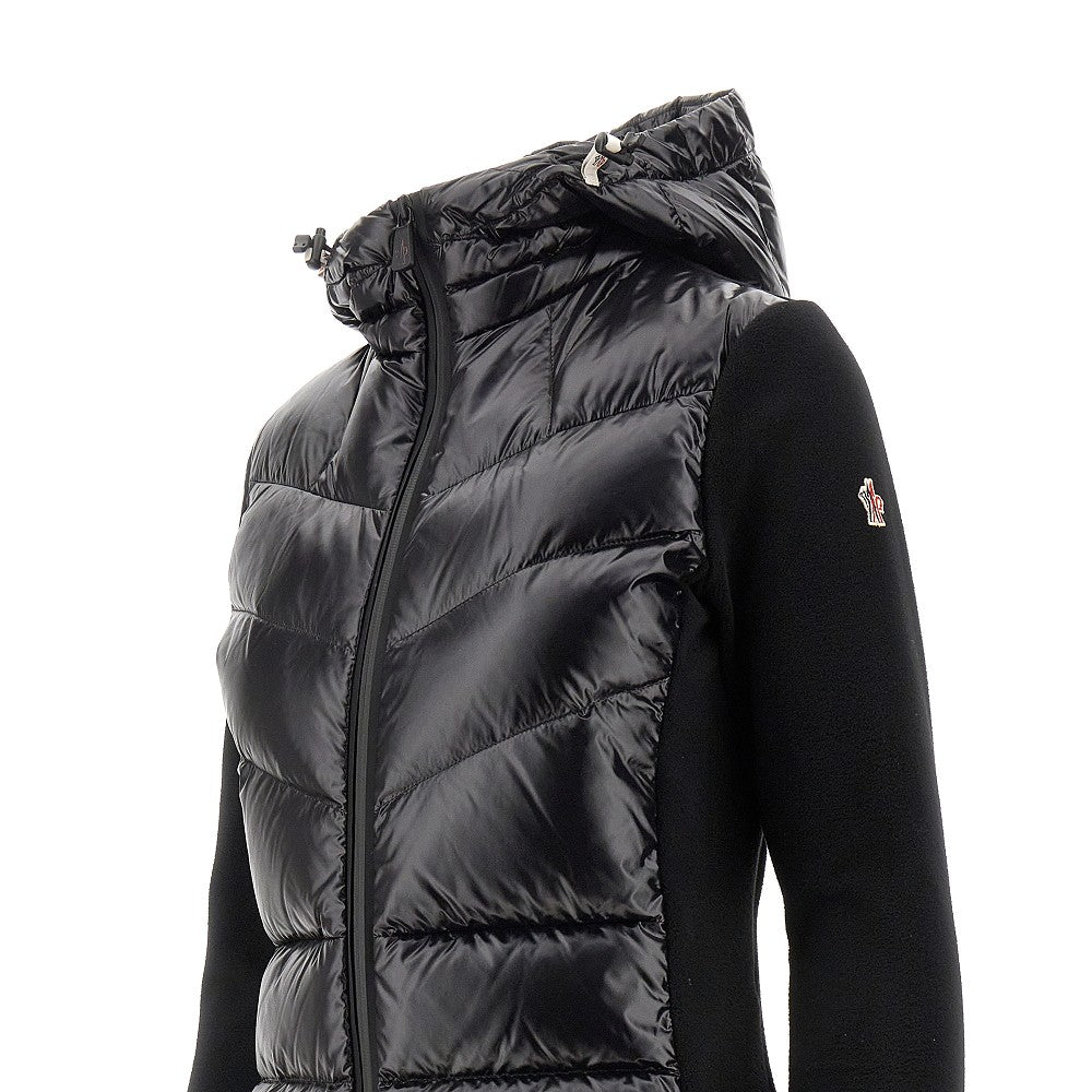 Fleece and nylon full-zip jacket