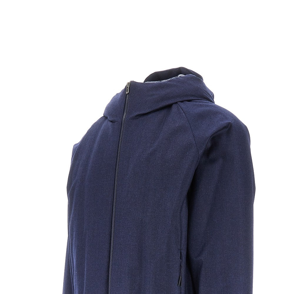 Padded wool blouson jacket