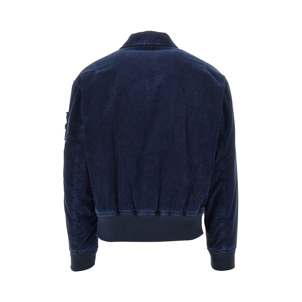 'Denim Research' Micro Corduroy bomber jacket