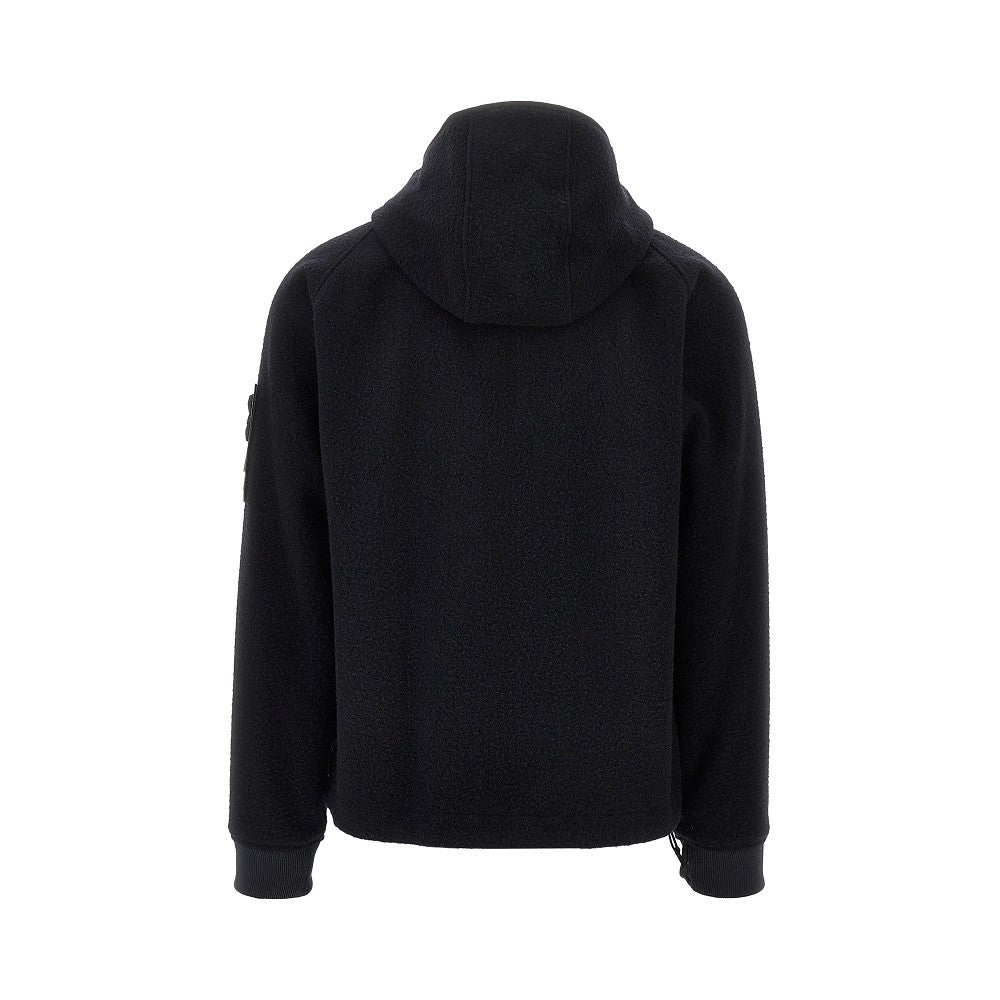 Rateen cloth blouson jacket