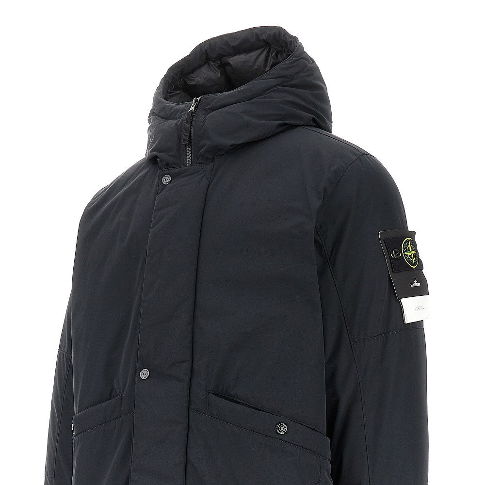Parka imbottito in Micro Twill