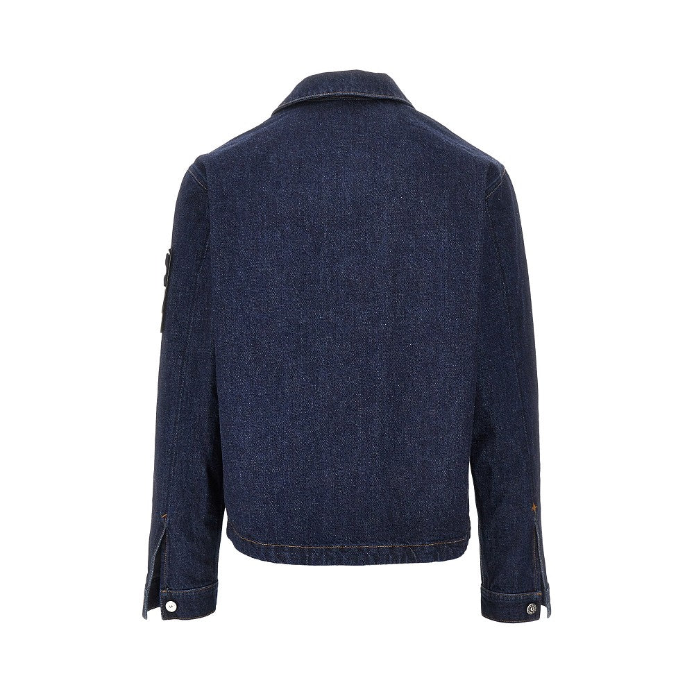 'Denim Research' Indigo Denim overshirt
