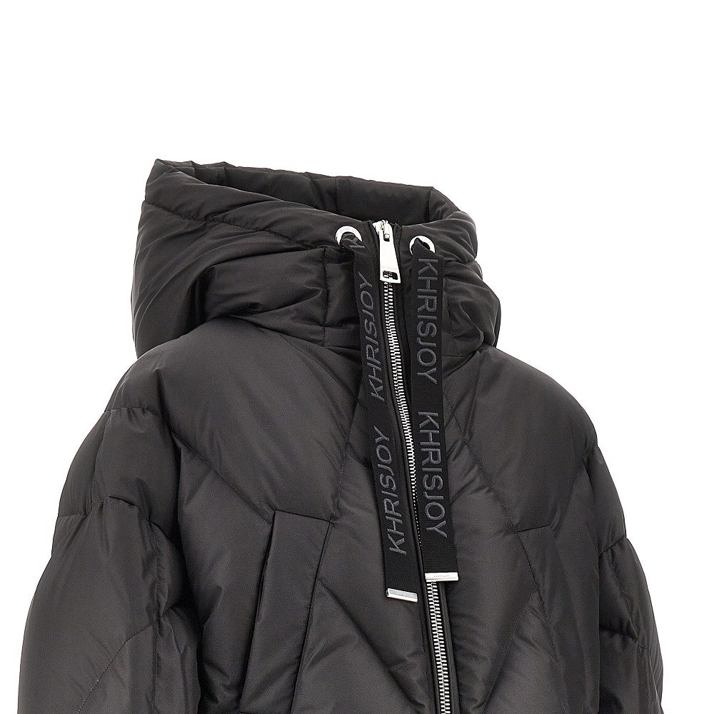 Mat Nylon 'Crop Iconic Milano' down jacket