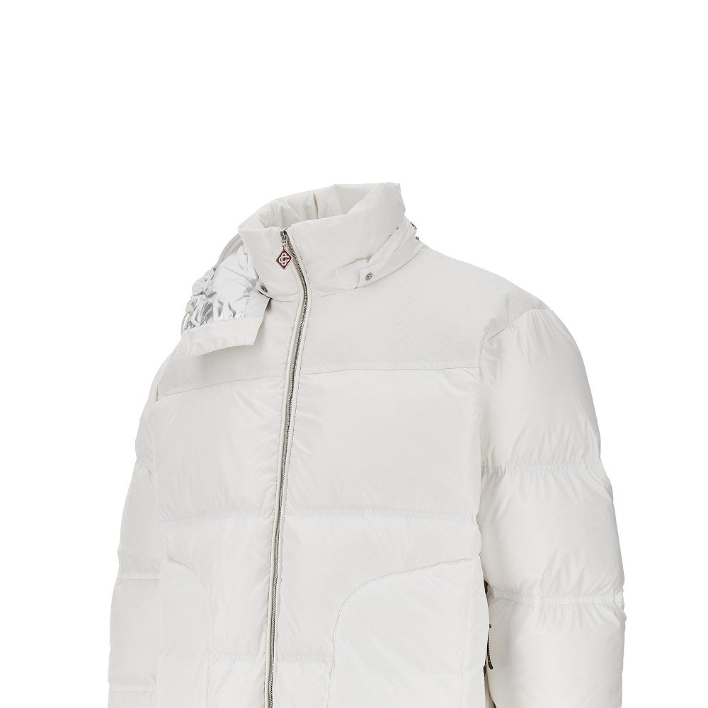 Piumino con dettaglio in jacquard monogram