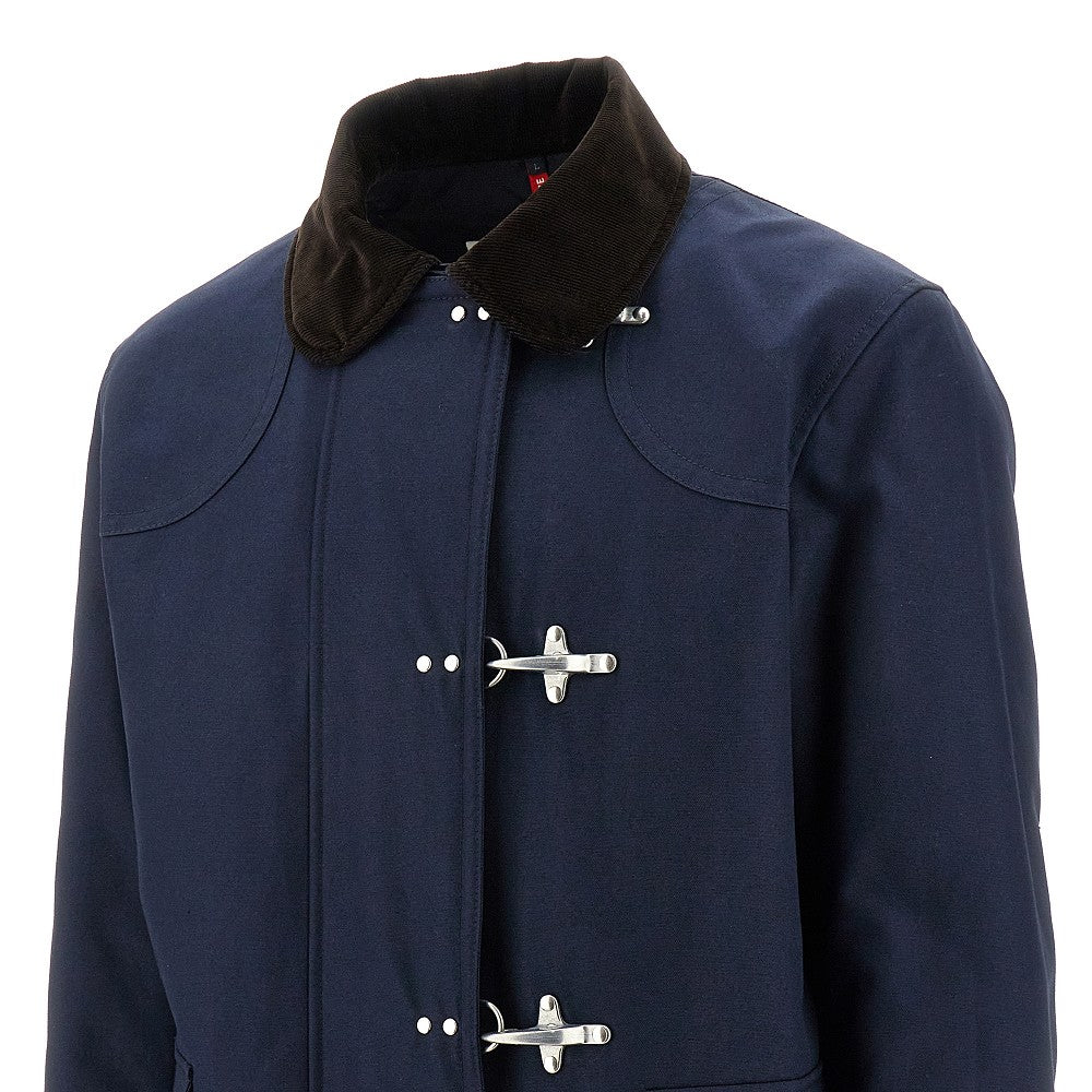 Padded canvas '4 Ganci' jacket