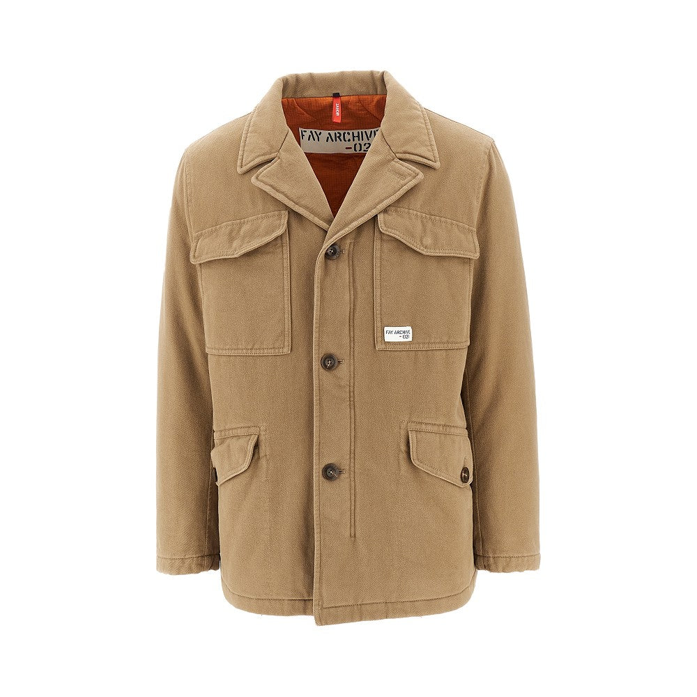 'Fay Archive' padded gabardine jacket