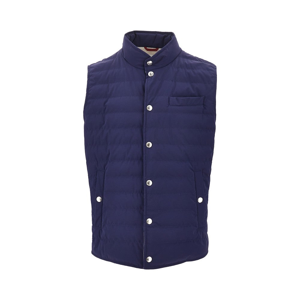 Stretch nylon padded vest