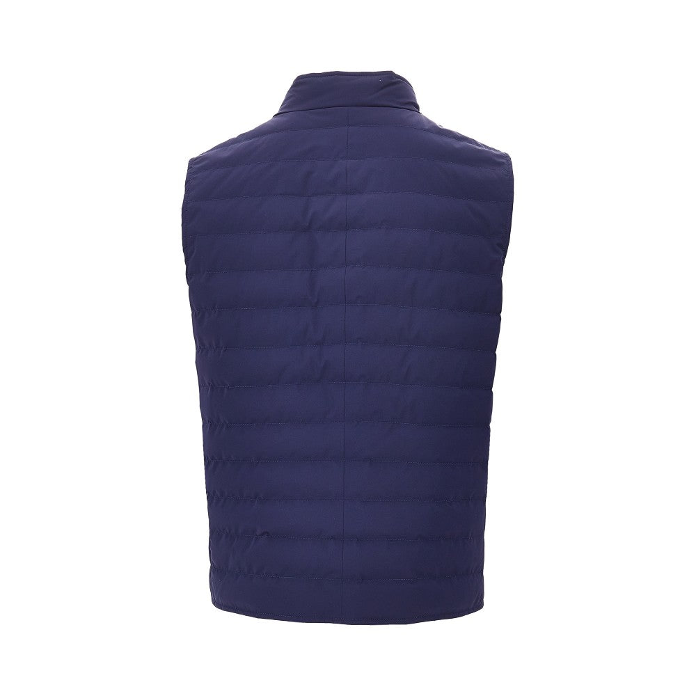 Stretch nylon padded vest