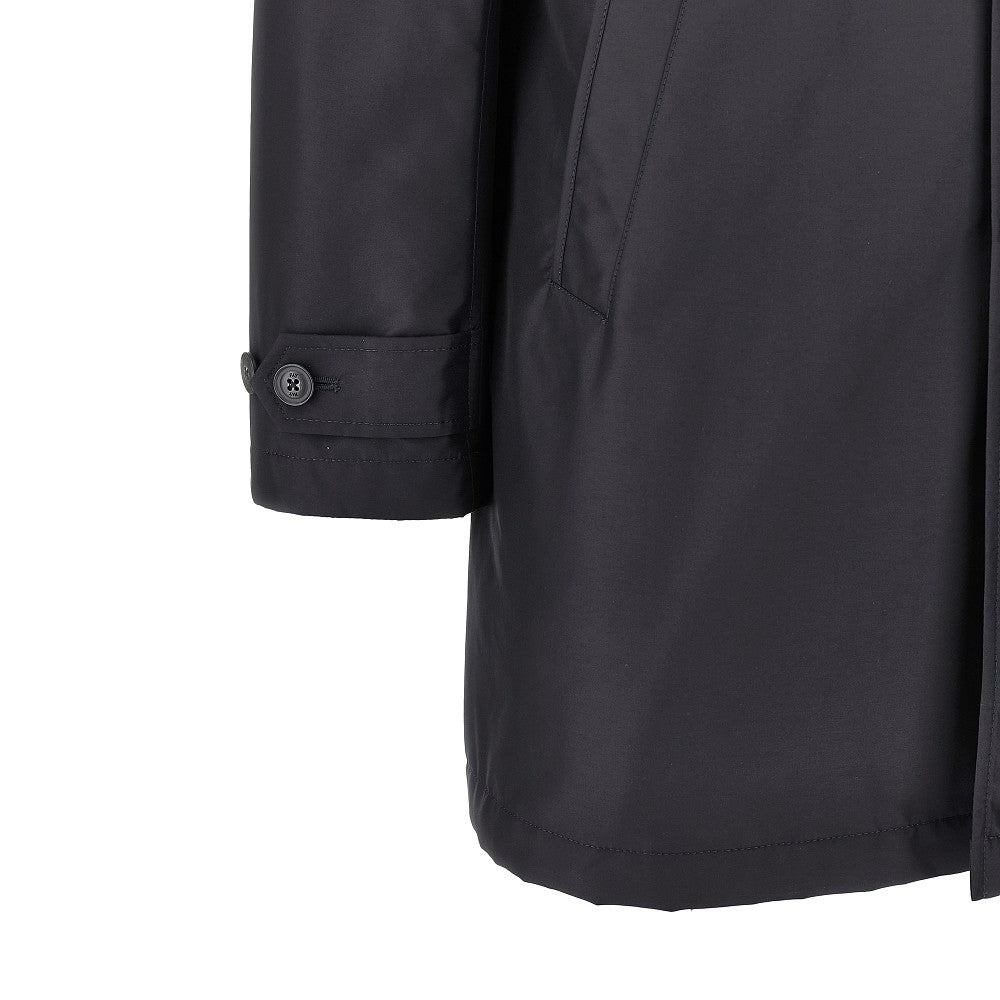 Cappotto double front in nylon imbottito
