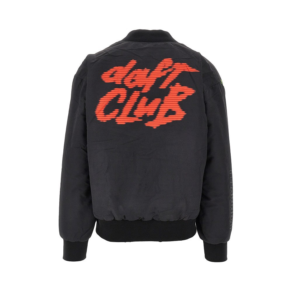 'Daft Club' reversible bomber jacket