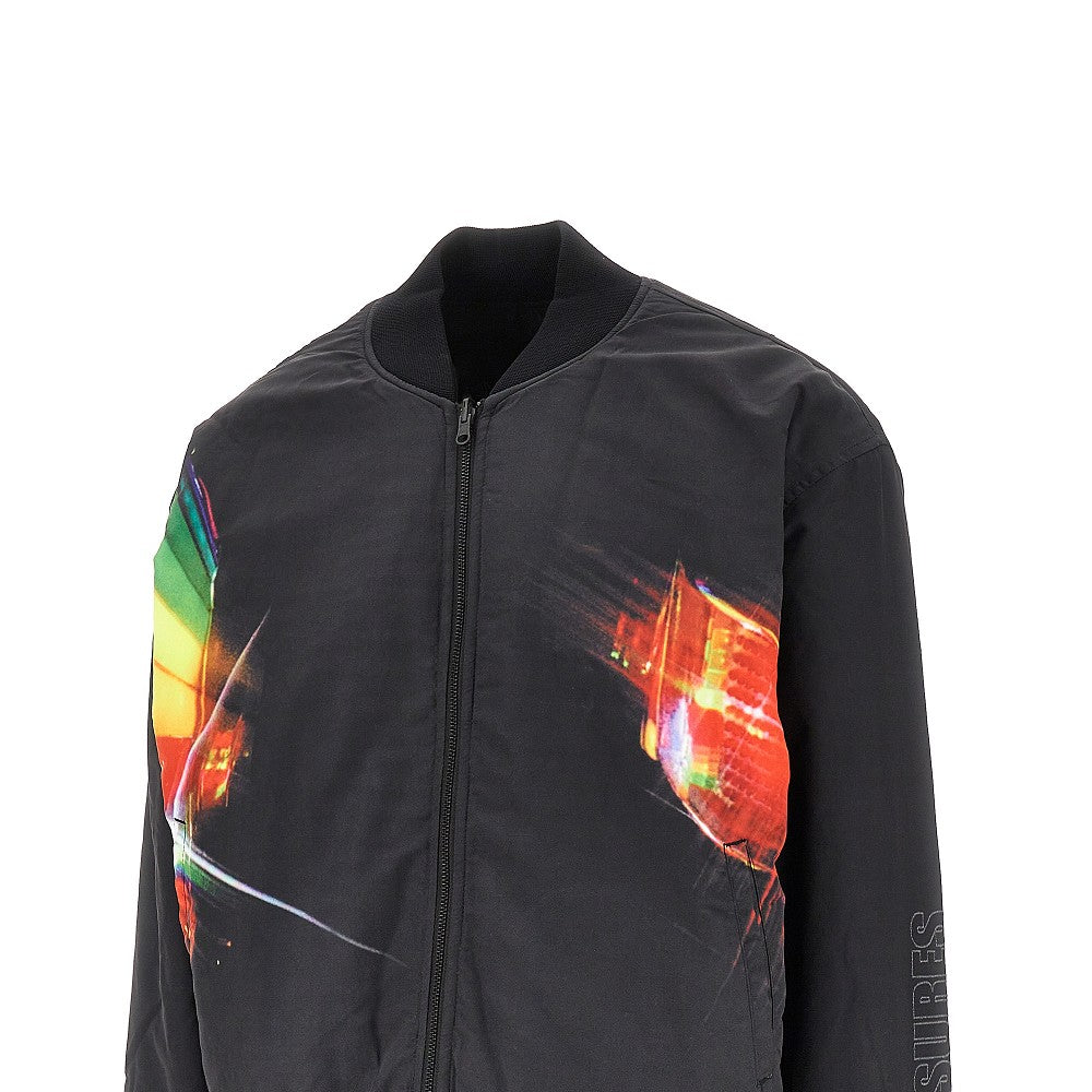 'Daft Club' reversible bomber jacket