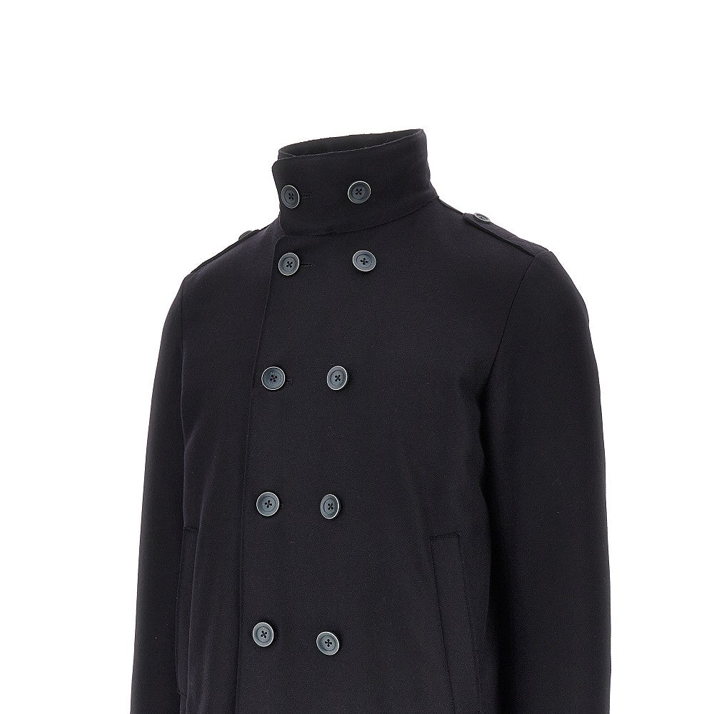 Padded double-breasted coat