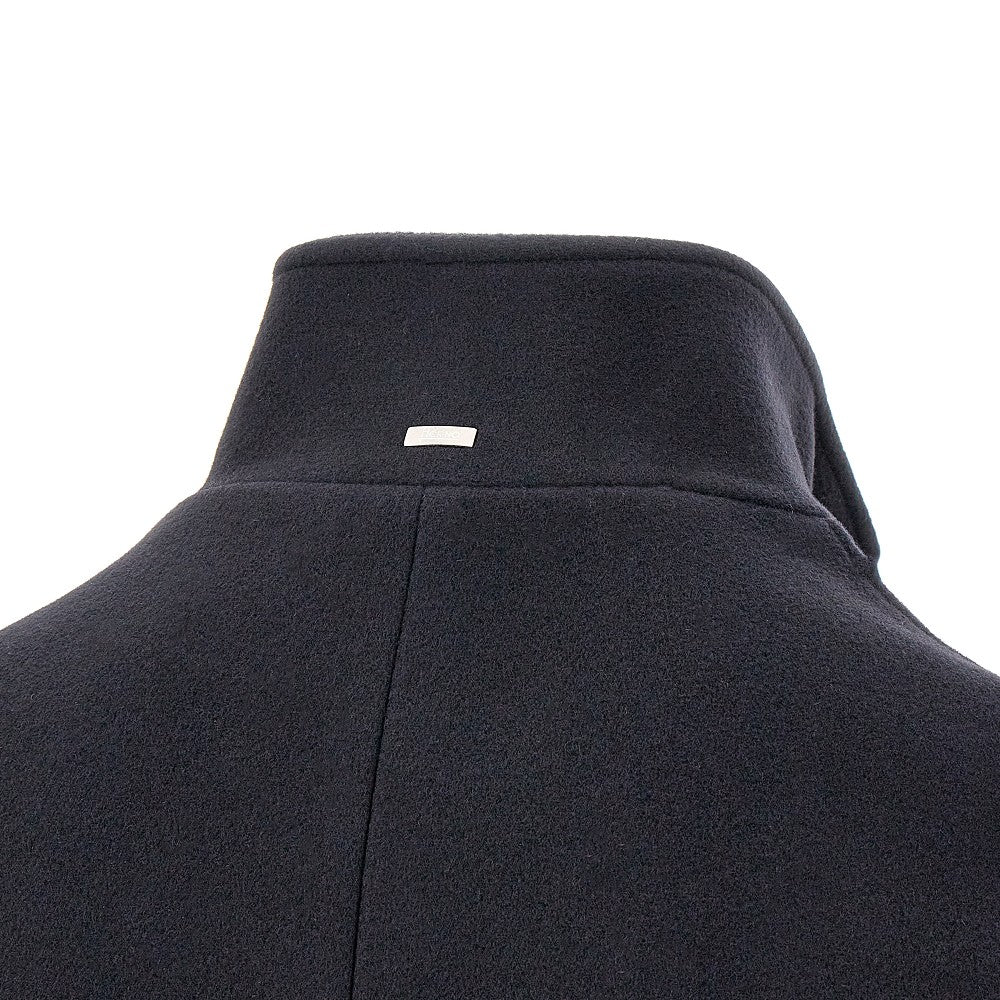 Cappotto doppiopetto in misto lana