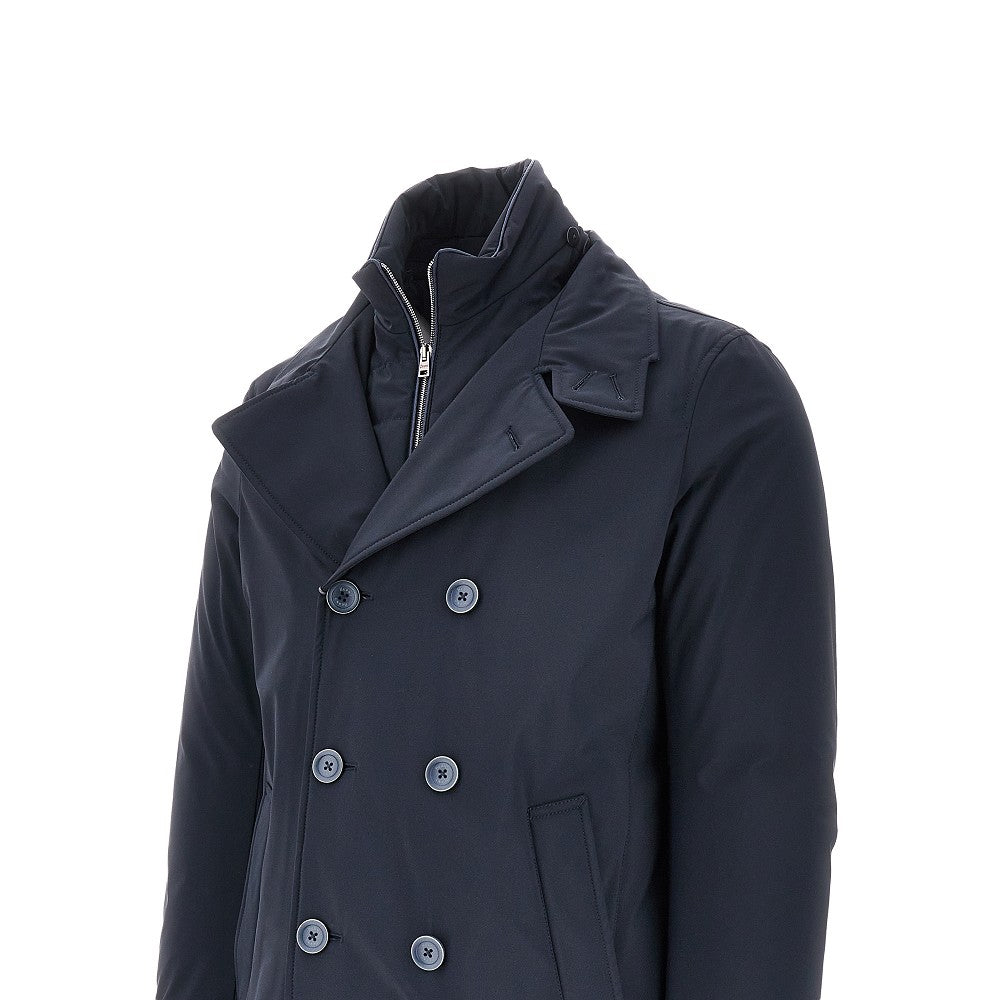 Cappotto in nylon imbottito con pettorina