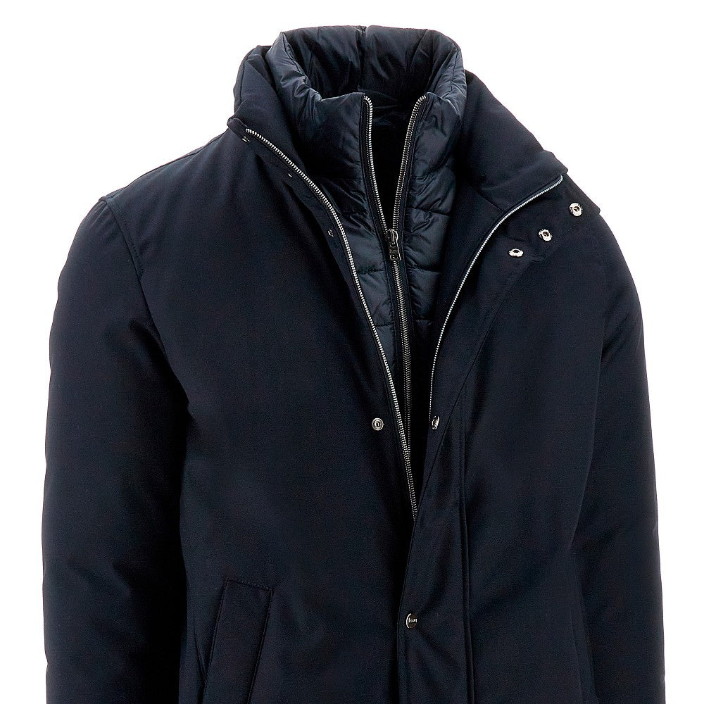 Cappotto in twill imbottito
