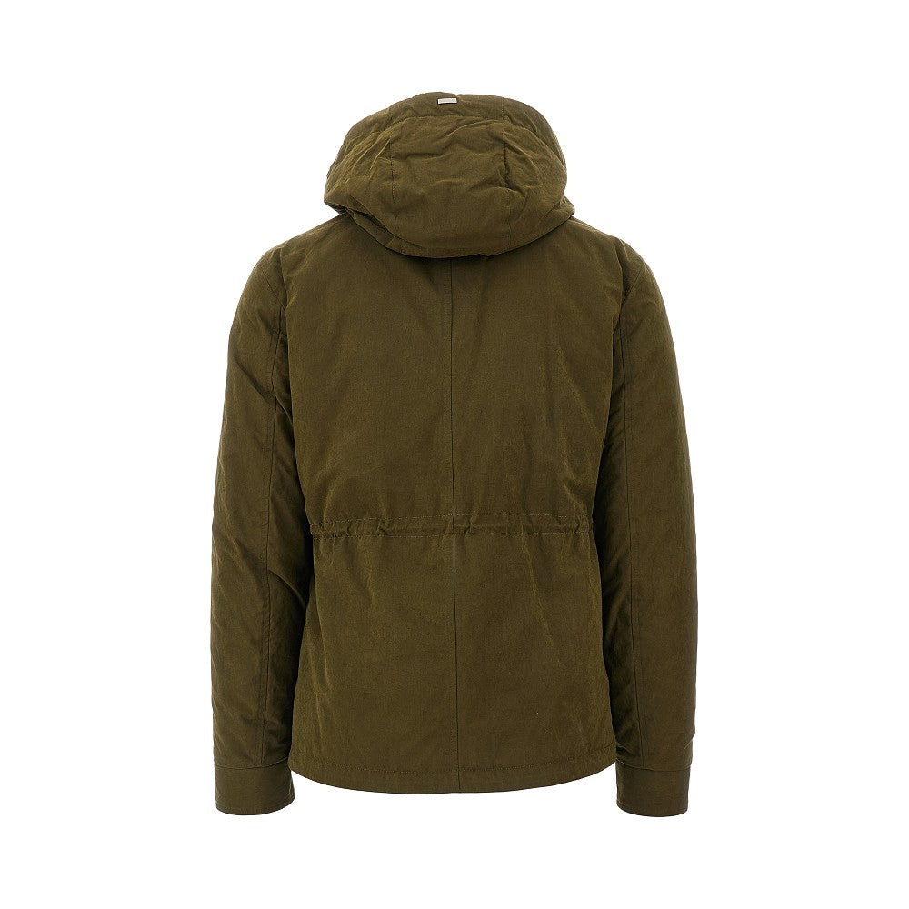 Cotton-blend padded field jacket