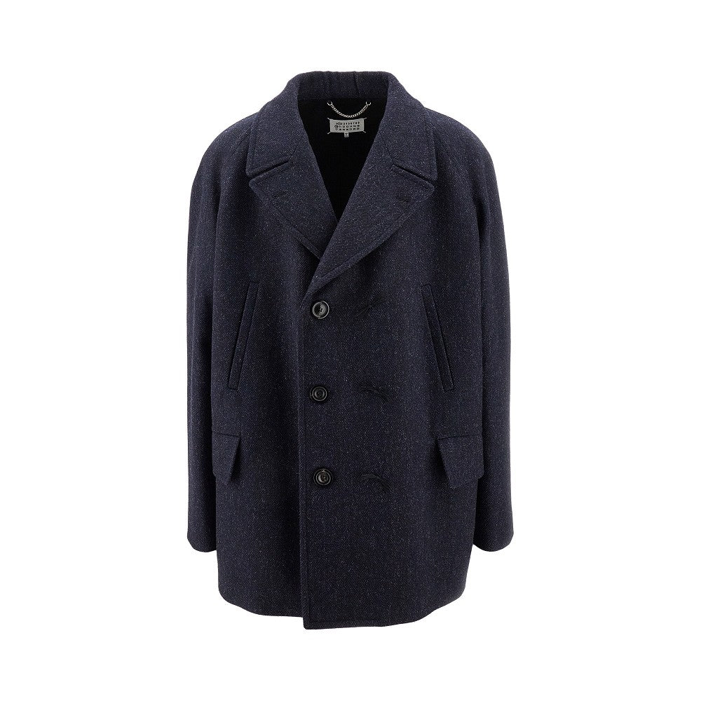 Mélange wool peacoat