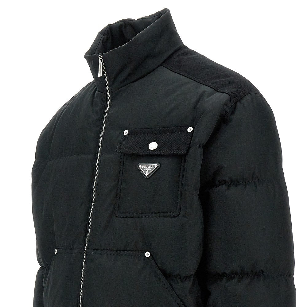 Piumino in Re-Nylon con dettagli in gabardine PRADA – RBoutique