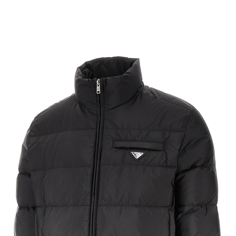 Quilted Re-Nylon down jacket