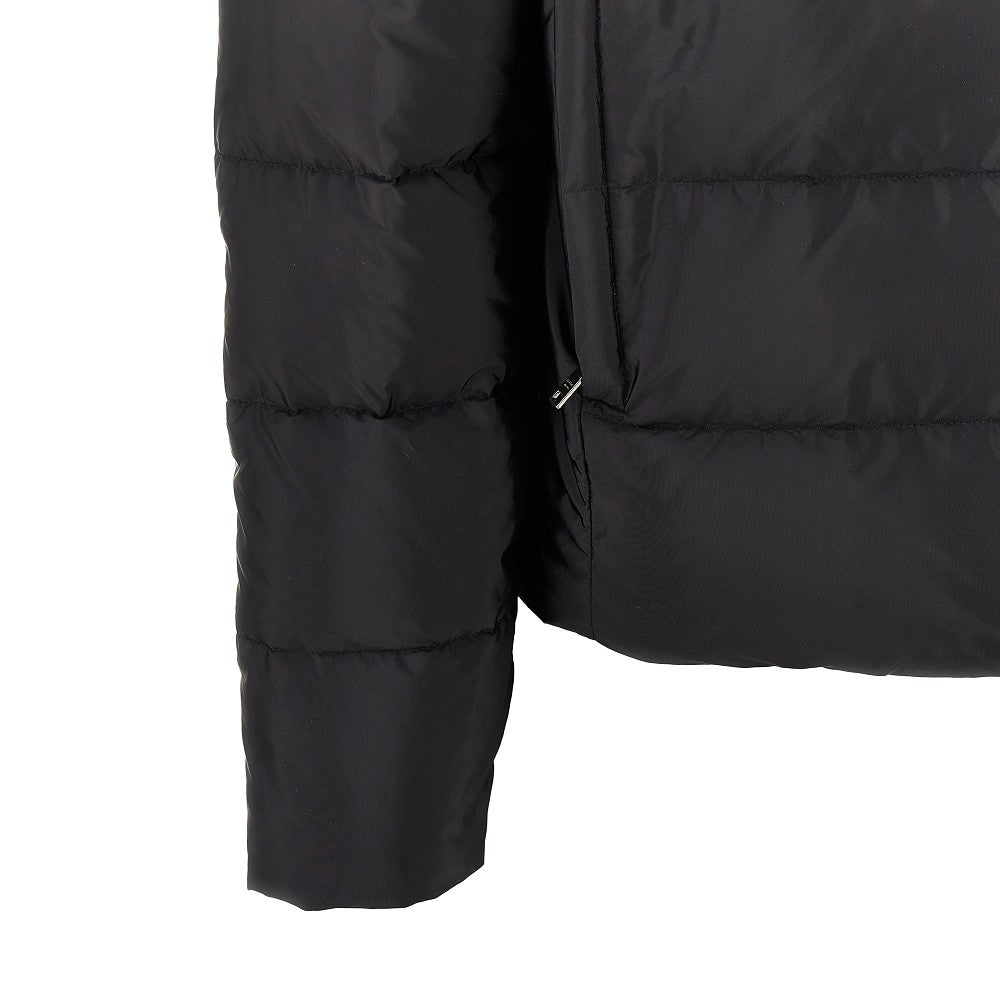 Quilted Re-Nylon down jacket