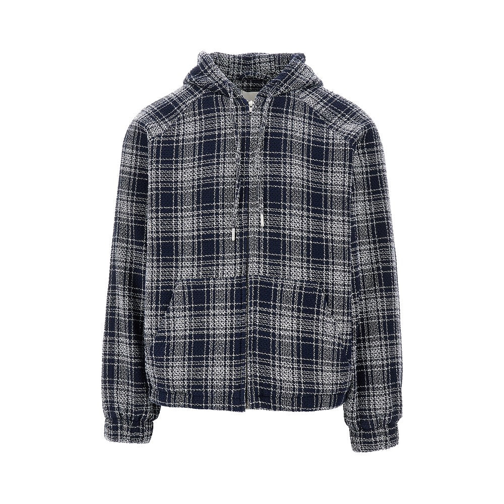 Blouson in tessuto plaid