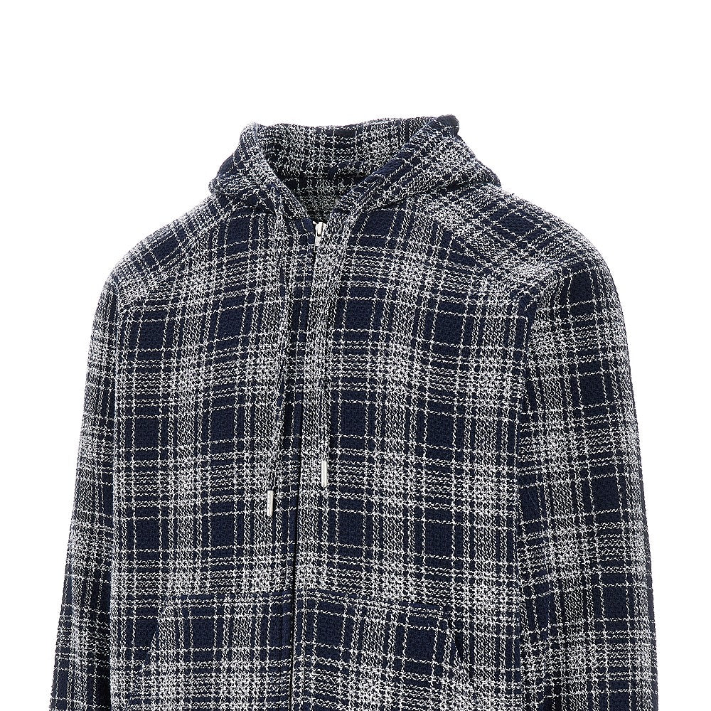 Blouson in tessuto plaid