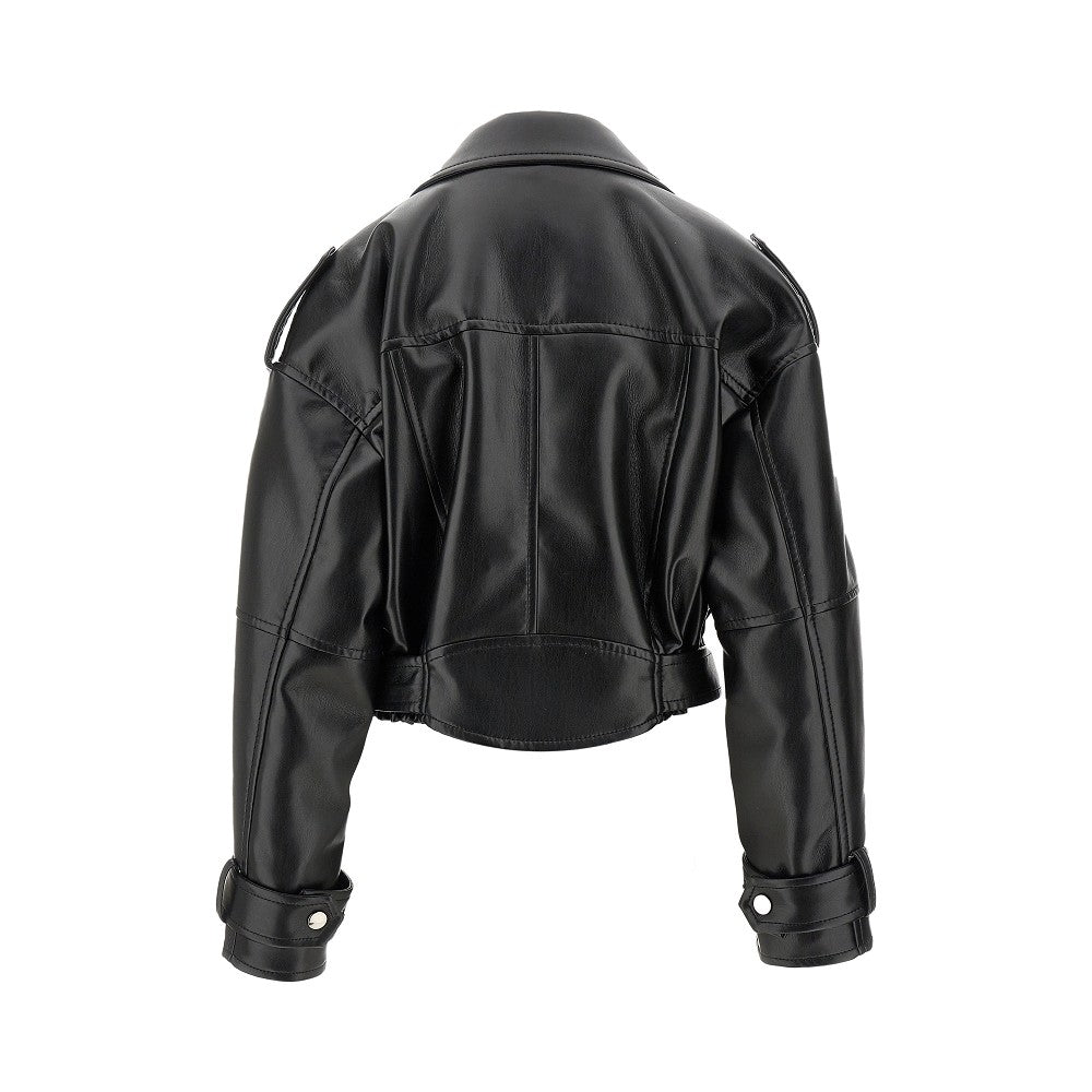 Giacca oversize in nappa sintetica