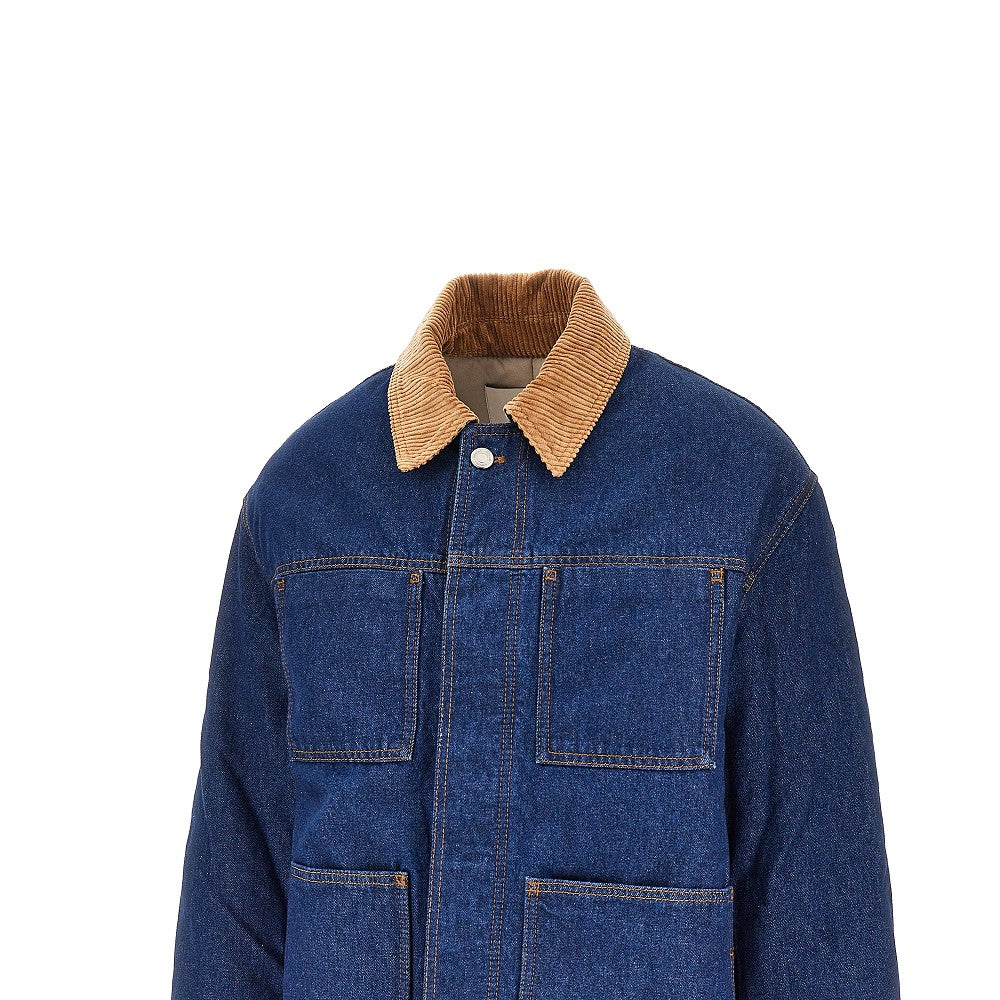 Padded denim Worker jacket