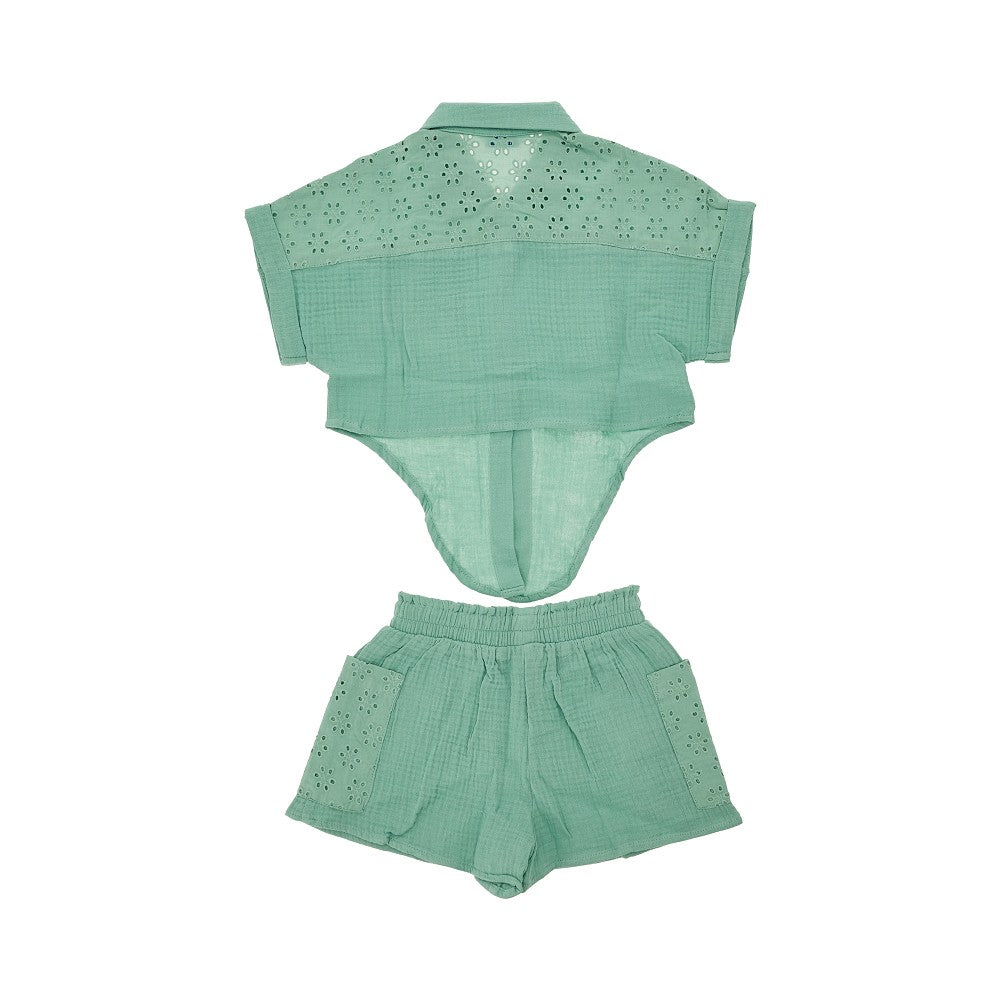 Seersucker two-piece set