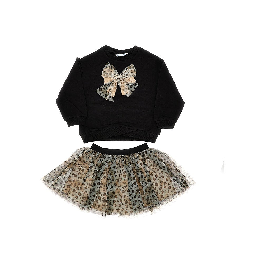 Set due pezzi felpa e gonna
